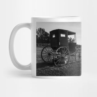 Old Horse Buggy BW 4 Mug